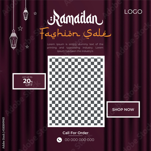 Ramadan Food Social Media Post Special Ramadan Food Iftar Menu, Square Flyer, Leaflet, Poster Template