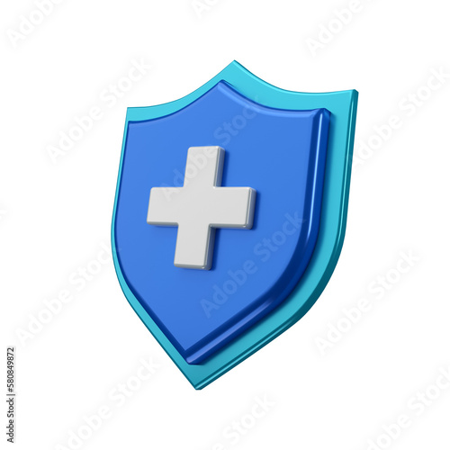 Free Download Medical shield to protect health with a cross. The concept of being protected by a steel protective shield for medicine. Security icon steel badge. Protective label from corona virus. - GFXLoad