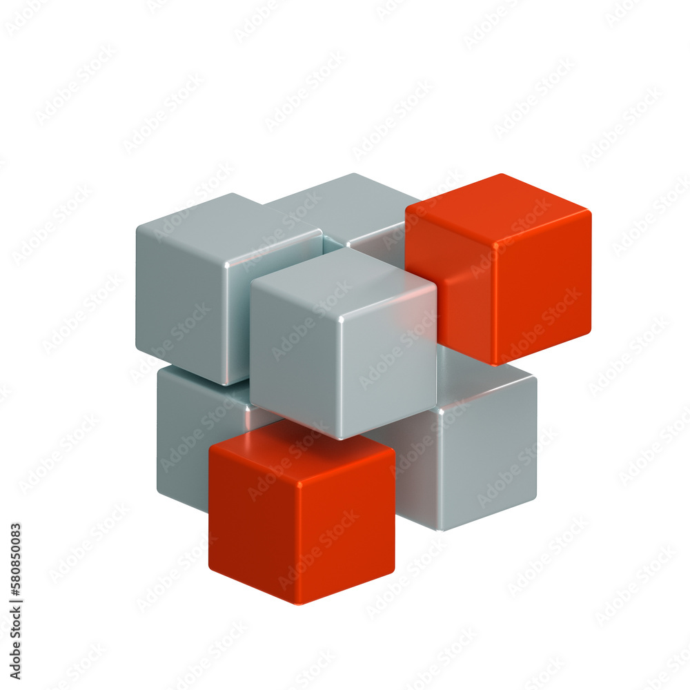 White and colors building with flying cubes in perspective. The subject of delivery, data transmission, relocation, restructuring, transformation, building or selection. 3d perspective illustration. White and colors building with flying cubes in perspective. The subject of delivery, data transmission, relocation, restructuring, transformation, building or selection. 3d perspective illustration.
