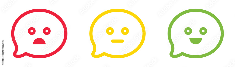 Smile face speech bubble with emotions. Cloud with emoticons. Emotions happiness, sadness. Vector illustration Smile face speech bubble with emotions. Cloud with emoticons. Emotions happiness, sadness. Vector illustration