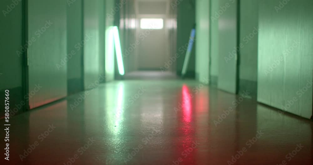 The place of work of the police special forces. Special flashers make