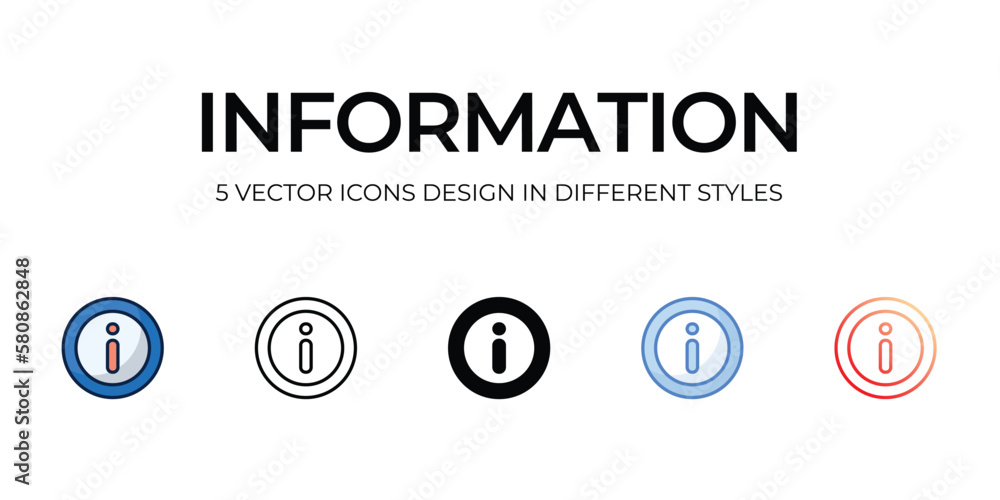 information icons set vector illustration. vector stock, information icons set vector illustration. vector stock,