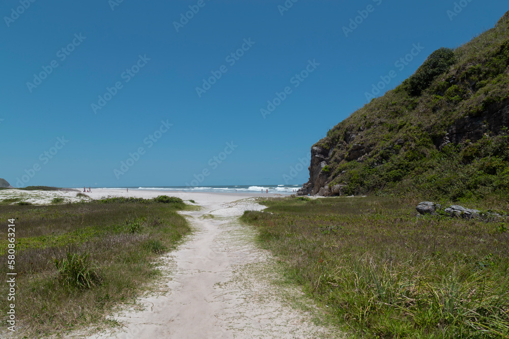 Praia Encantadas, Ilha do Mel, Paraná, Brasil