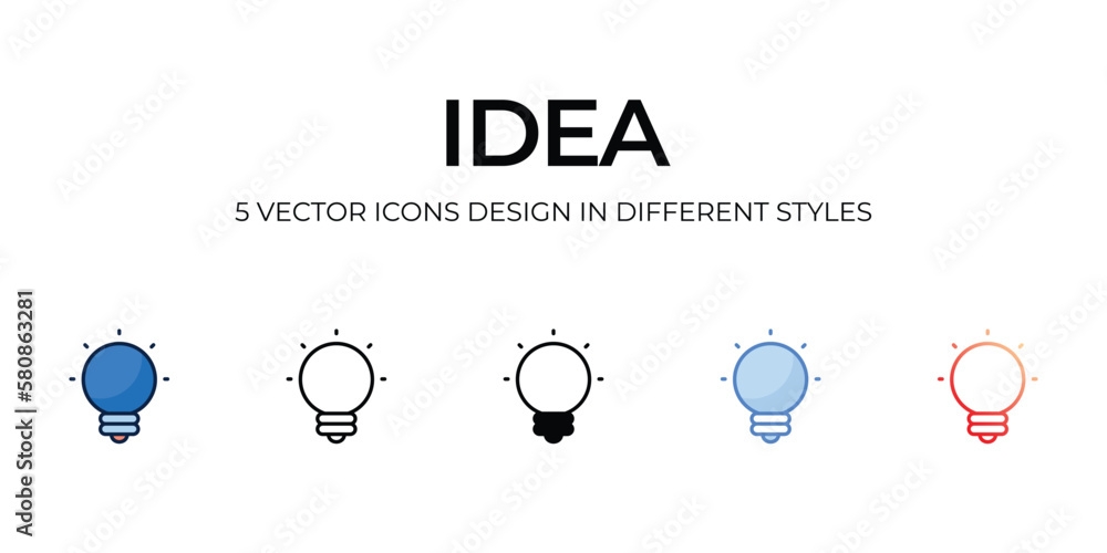 idea icons set vector illustration. vector stock, idea icons set vector illustration. vector stock,