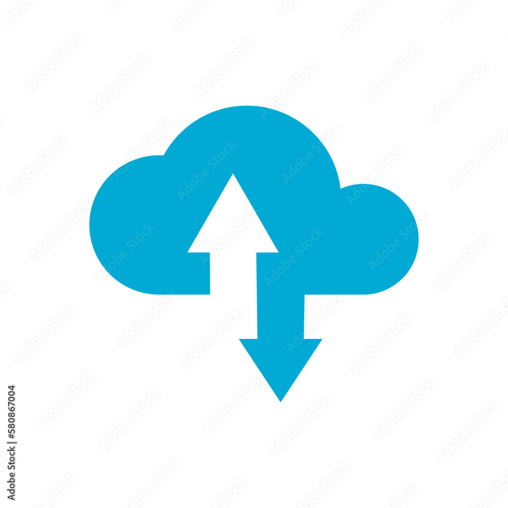 upload and download logo template illustration upload and download logo template illustration