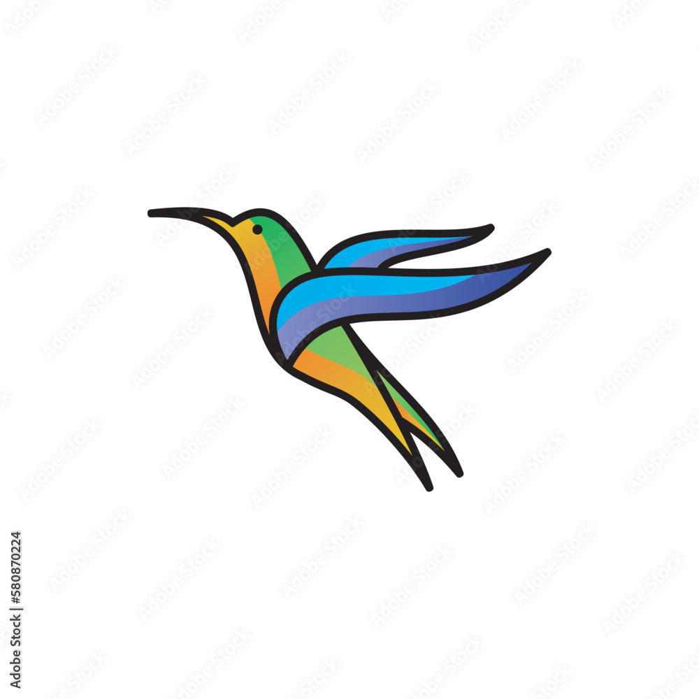 Bird Logo Colorfull Design Illustration Bird Logo Colorfull Design Illustration