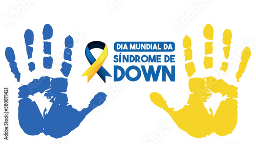 DIA MUNDIAL DA SÍNDROME DE DOWN, SÍNDROME DE DOWN, DIA DA SÍNDROME DE DOWN,  CORAÇÃO AZUL E AMARELO
