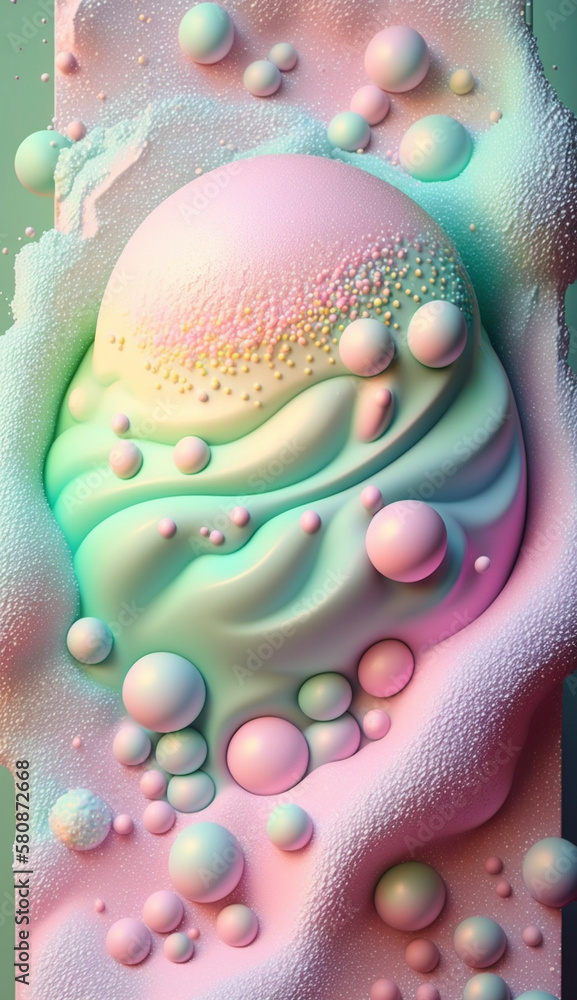 Glittery Pastel Easter Shiny Spring Generative AI Glittery Pastel Easter Shiny Spring Generative AI