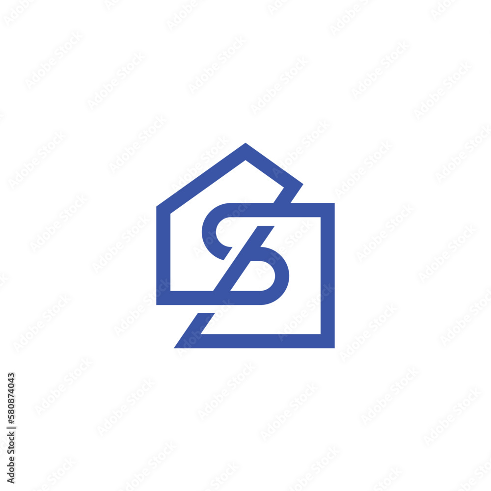 s letter house outline logo vector icon illustration s letter house outline logo vector icon illustration
