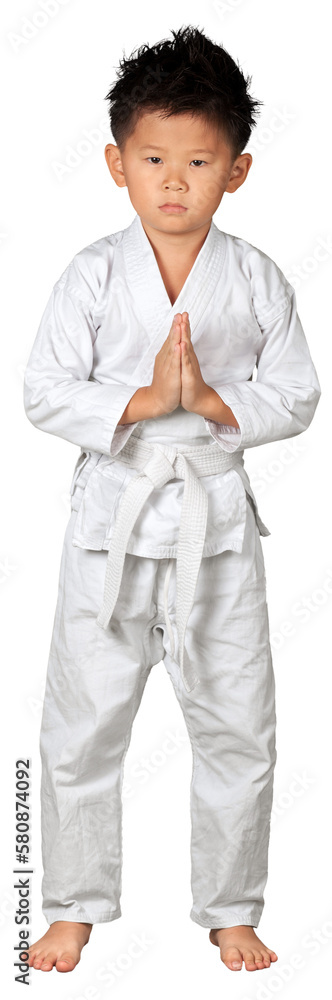 Portrait of a Young Asian Martial Artist Portrait of a Young Asian Martial Artist