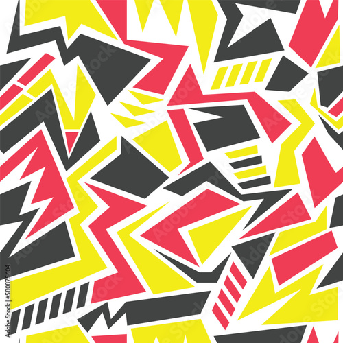 Bright sport abstract seamless pattern