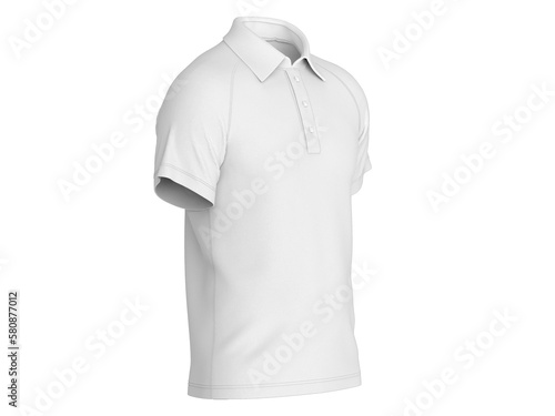 Suite Short Raglan Polo Mockup Resource