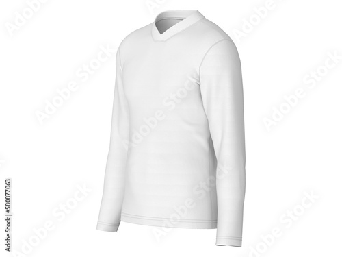T-Shirt V-Neck Long Sleeve Mockup Resource