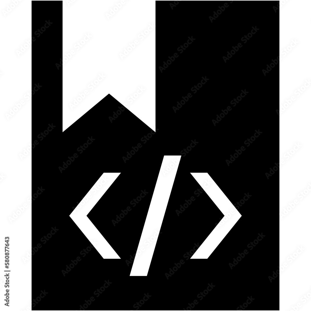 Code Book. Coding Manual Glyph Icon Code Book. Coding Manual Glyph Icon