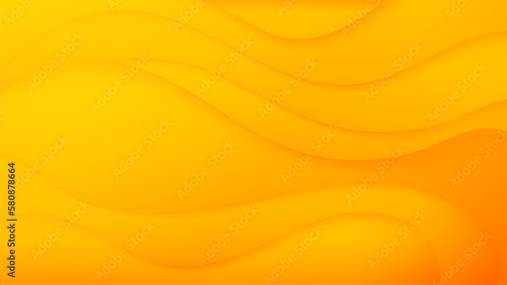 Abstract Gradient Yellow Orange liquid background. Modern background design. Dynamic Waves. Fluid shapes composition. Fit for website, banners, brochure, posters Abstract Gradient Yellow Orange liquid background. Modern background design. Dynamic Waves. Fluid shapes composition. Fit for website, banners, brochure, posters