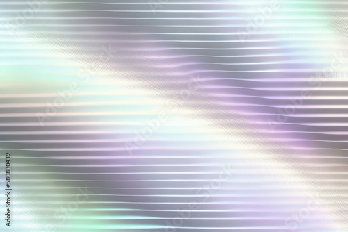 The dreamy pastel hues and intricate holographic pattern of this horizontal texture design create a mesmerizing visual effect that is both eye-catching and sophisticated. Generative AI