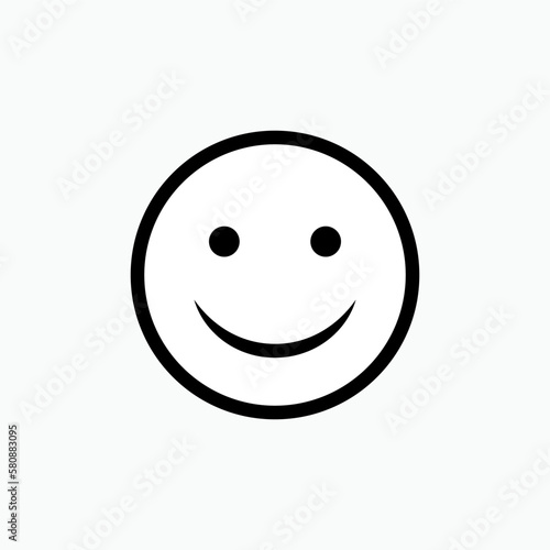 Smiley Emoticon, Happy Symbol. Funny Expression. Comedy Movie Genre Icon
