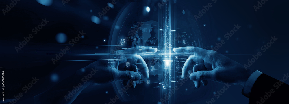 Online banking, Digital banking, Virtual bank and digital money ...
