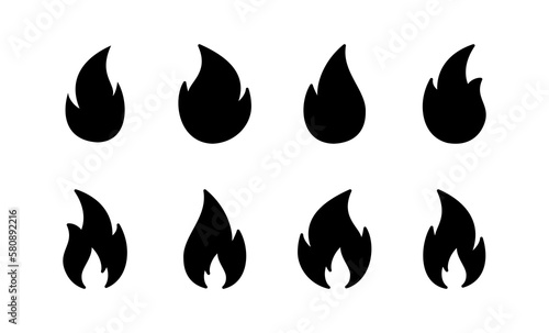 Fire icon vector for web and mobile app. fire sign and symbol