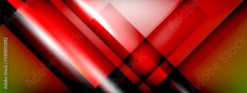 Light and shadow squares and lines abstract background