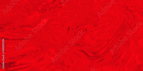 Abstract fluid art background red and coral colors. Liquid marble. Acrylic painting on canvas splash. Alcohol ink backdrop with waves pattern. Stone section.