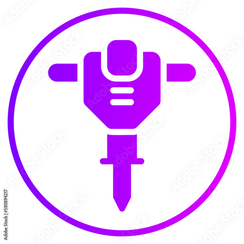 jackhammer gradient icon