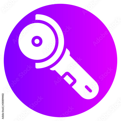 angle grinder gradient icon