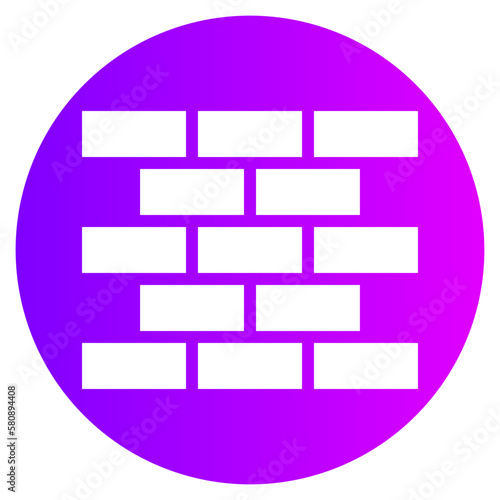 brickwork gradient icon