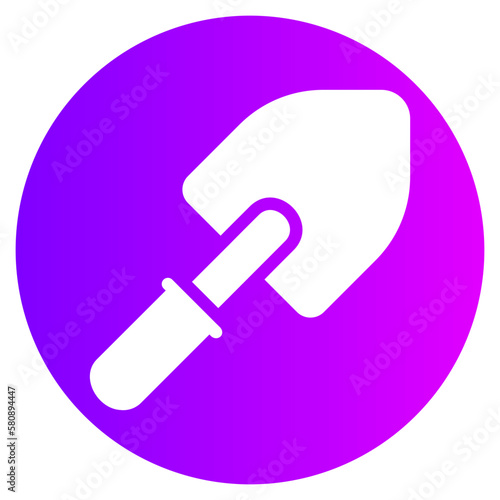 trowel gradient icon
