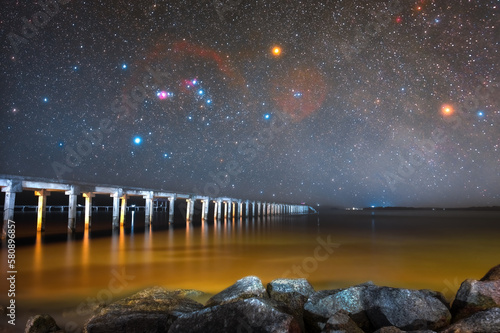 night sky and stars