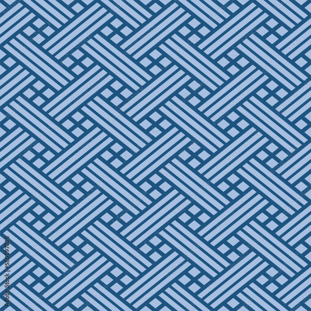 Japanese Diamond Weave Vector Seamless Pattern Japanese Diamond Weave Vector Seamless Pattern