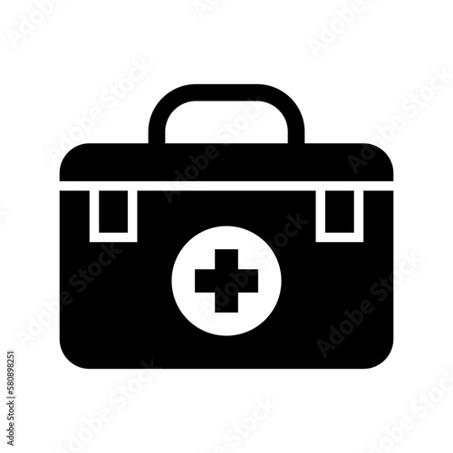medical box icon or logo isolated sign symbol vector illustration - high quality black style vector icons 
