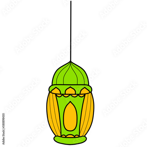 Lantern Islamic Decoration Isra mi'raj Ramadhan Kareem Eid