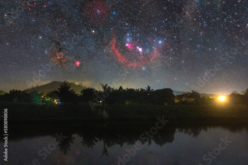 night sky with stars