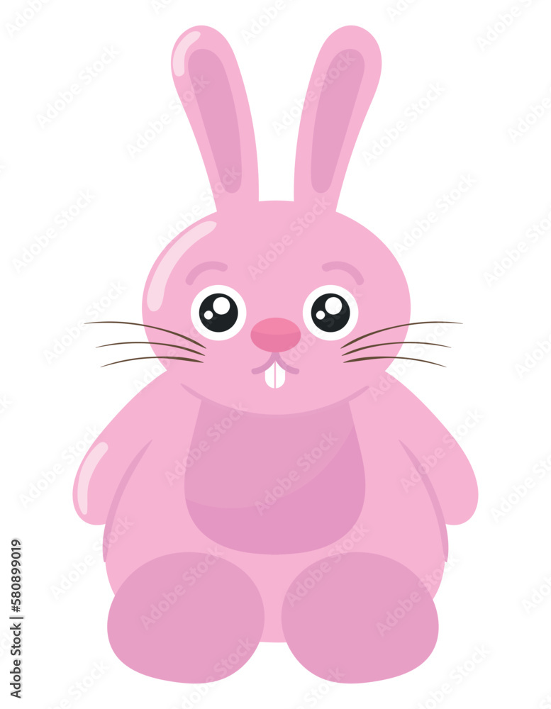 Fototapeta premium rabbit toy icon