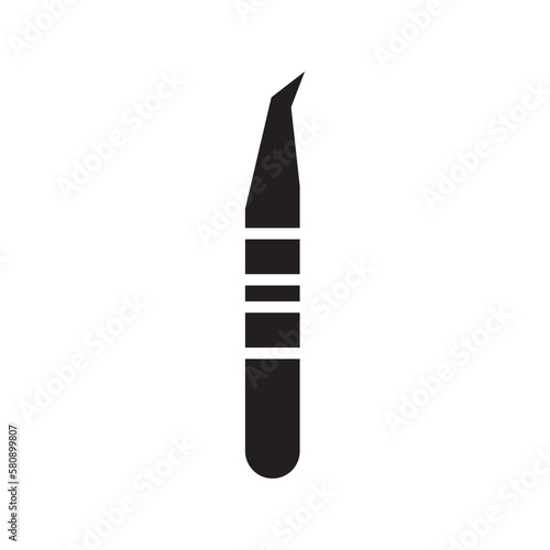 tweezers icon or logo isolated sign symbol vector illustration - high quality black style vector icons
