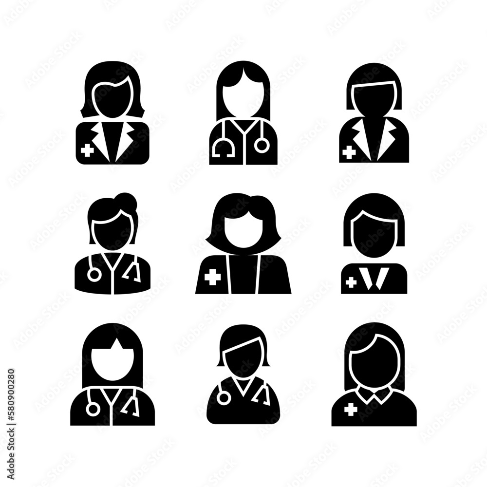 woman doctor icon or logo isolated sign symbol vector illustration - high quality black style vector icons
woman doctor icon or logo isolated sign symbol vector illustration - high quality black style vector icons