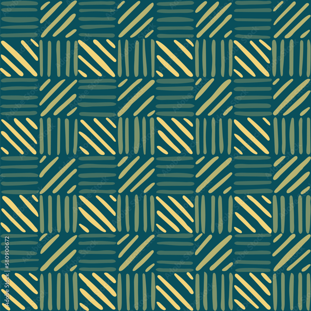 color repetitive background with hand drawn striped squares. vector seamless pattern. geometric illustration. fabric swatch. wrapping paper. continuous design template for textile, linen, home decor