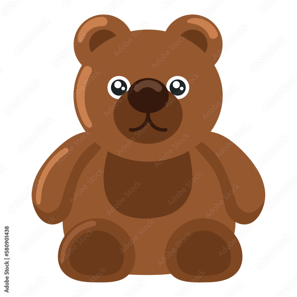 teddy bear toy icon