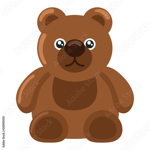 teddy bear toy icon