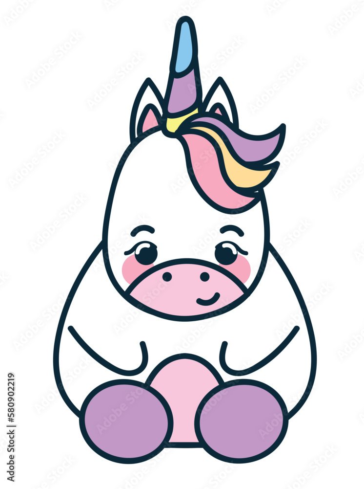 unicorn doodle icon unicorn doodle icon