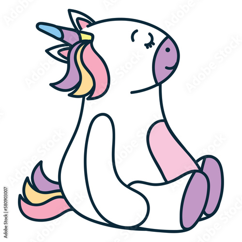cute unicorn character