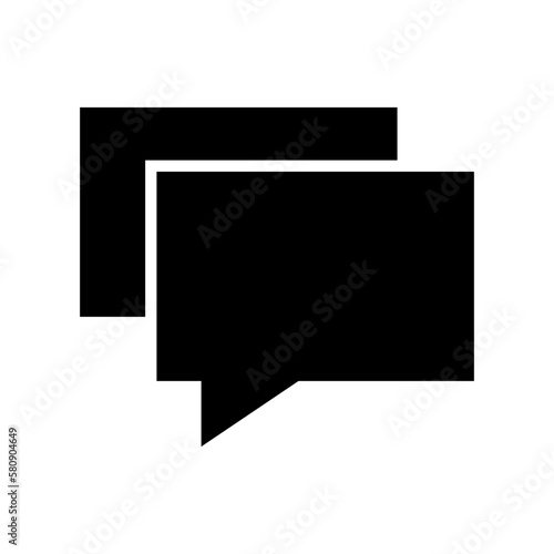 conversation icon or logo isolated sign symbol vector illustration - high quality black style vector icons 