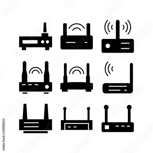 modem icon or logo isolated sign symbol vector illustration - high quality black style vector icons
