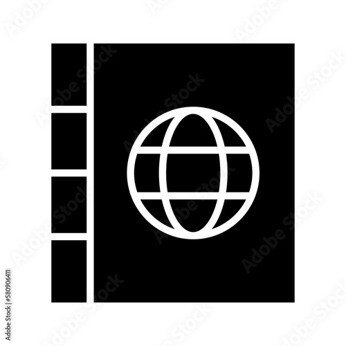 passport icon or logo isolated sign symbol vector illustration - high quality black style vector icons
