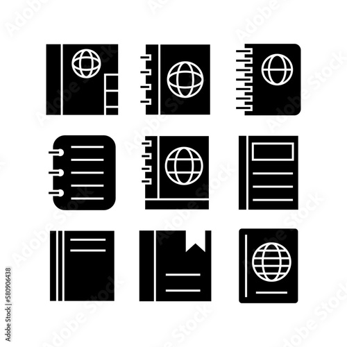 passport icon or logo isolated sign symbol vector illustration - high quality black style vector icons
