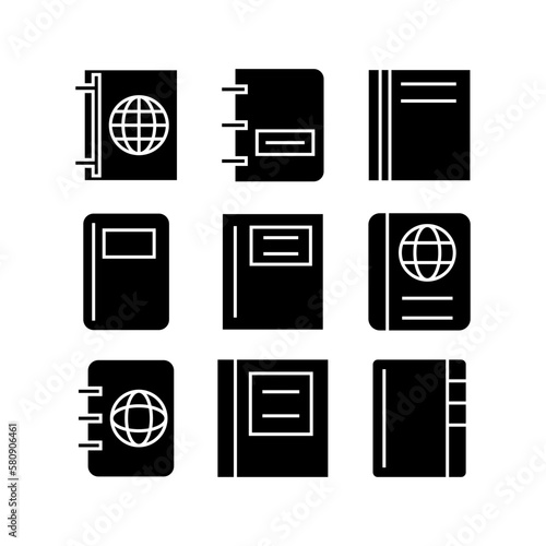 passport icon or logo isolated sign symbol vector illustration - high quality black style vector icons
