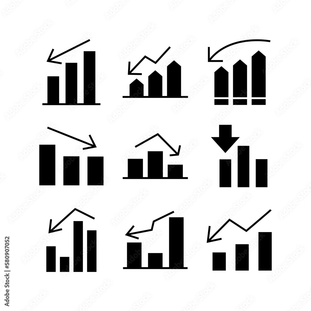 Fototapeta premium sales results icon or logo isolated sign symbol vector illustration - high quality black style vector icons 