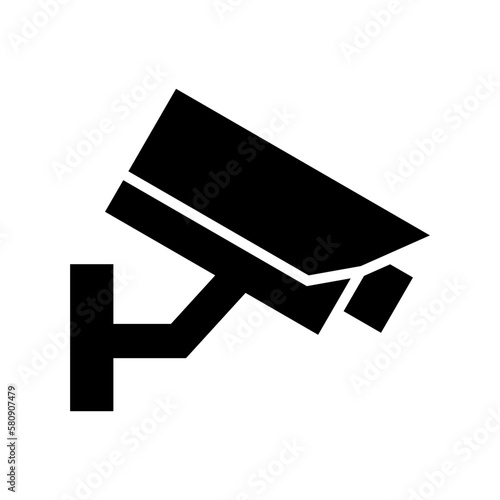 surveillance camera icon or logo isolated sign symbol vector illustration - high quality black style vector icons
