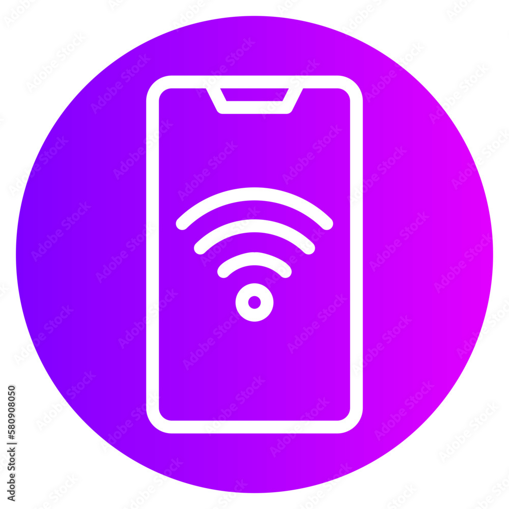 wifi gradient icon